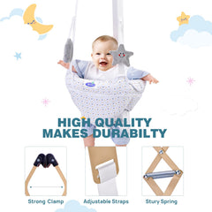 AiBeeYou safety-focused design features three supportive straps to prevent tumbles.