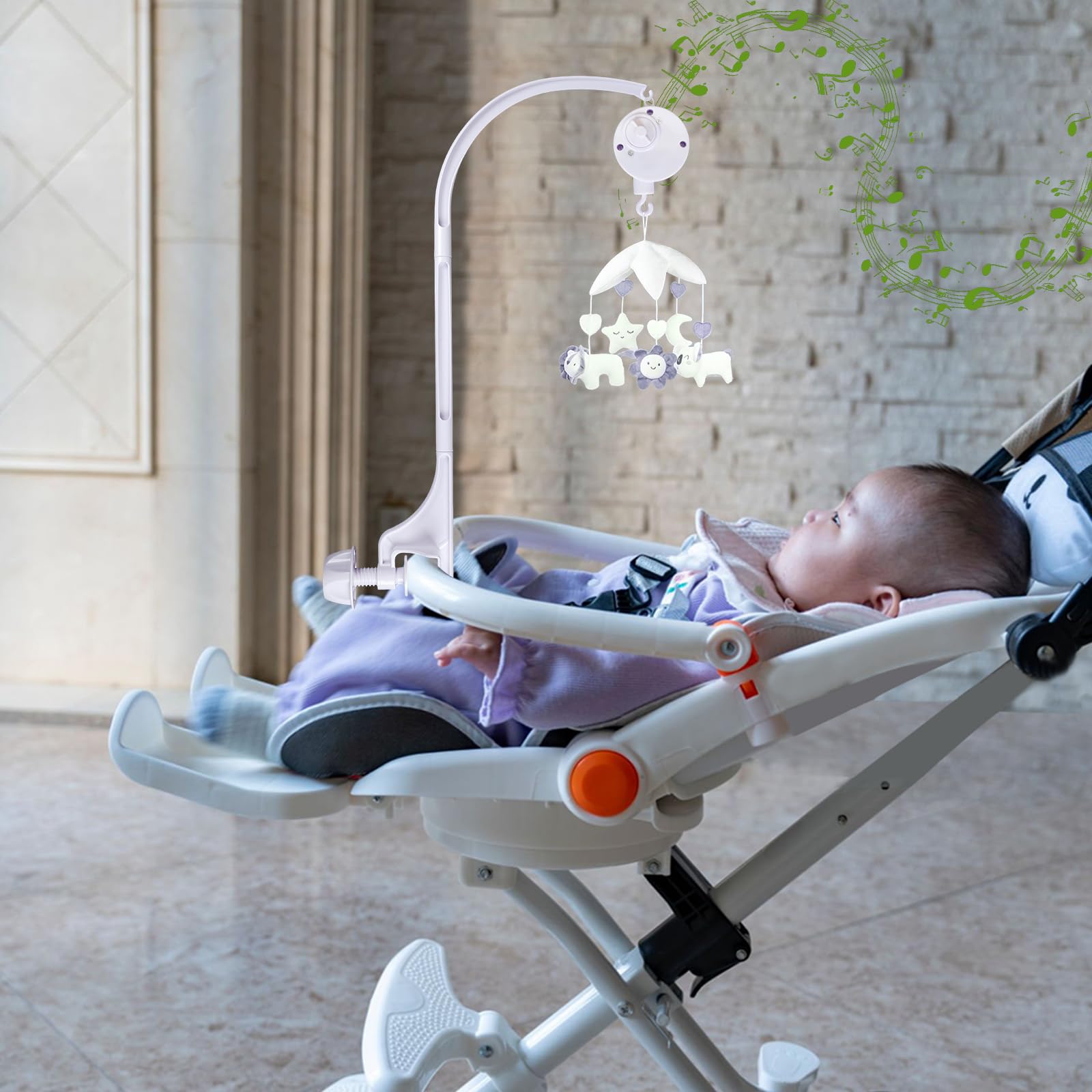 AICMEI plush dolls and decorations add cozy nursery charm.