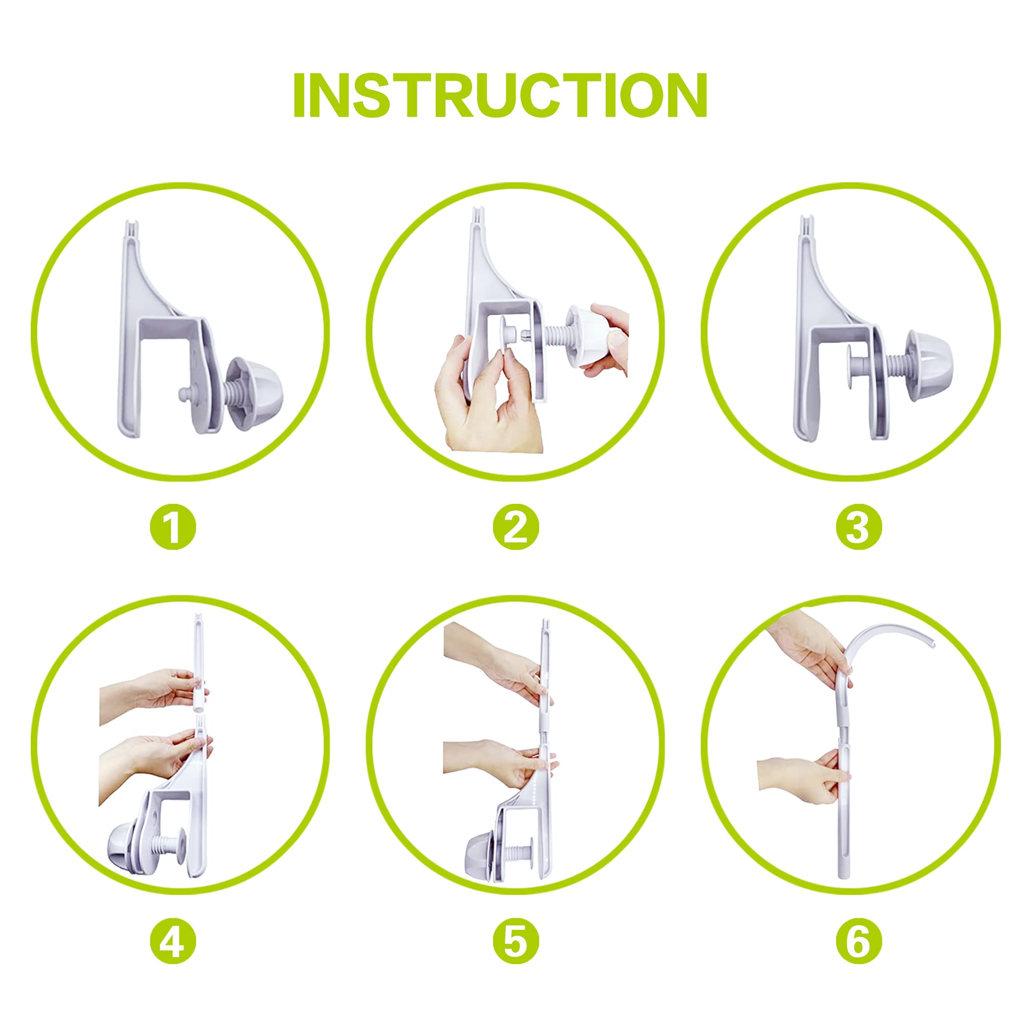 AICMEI-screw-holes-adjustable emphasizes the two-hole design for versatile mounting.