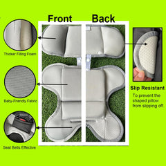 AICTIMO breathable mesh fabric keeps baby cool and comfortable during outings