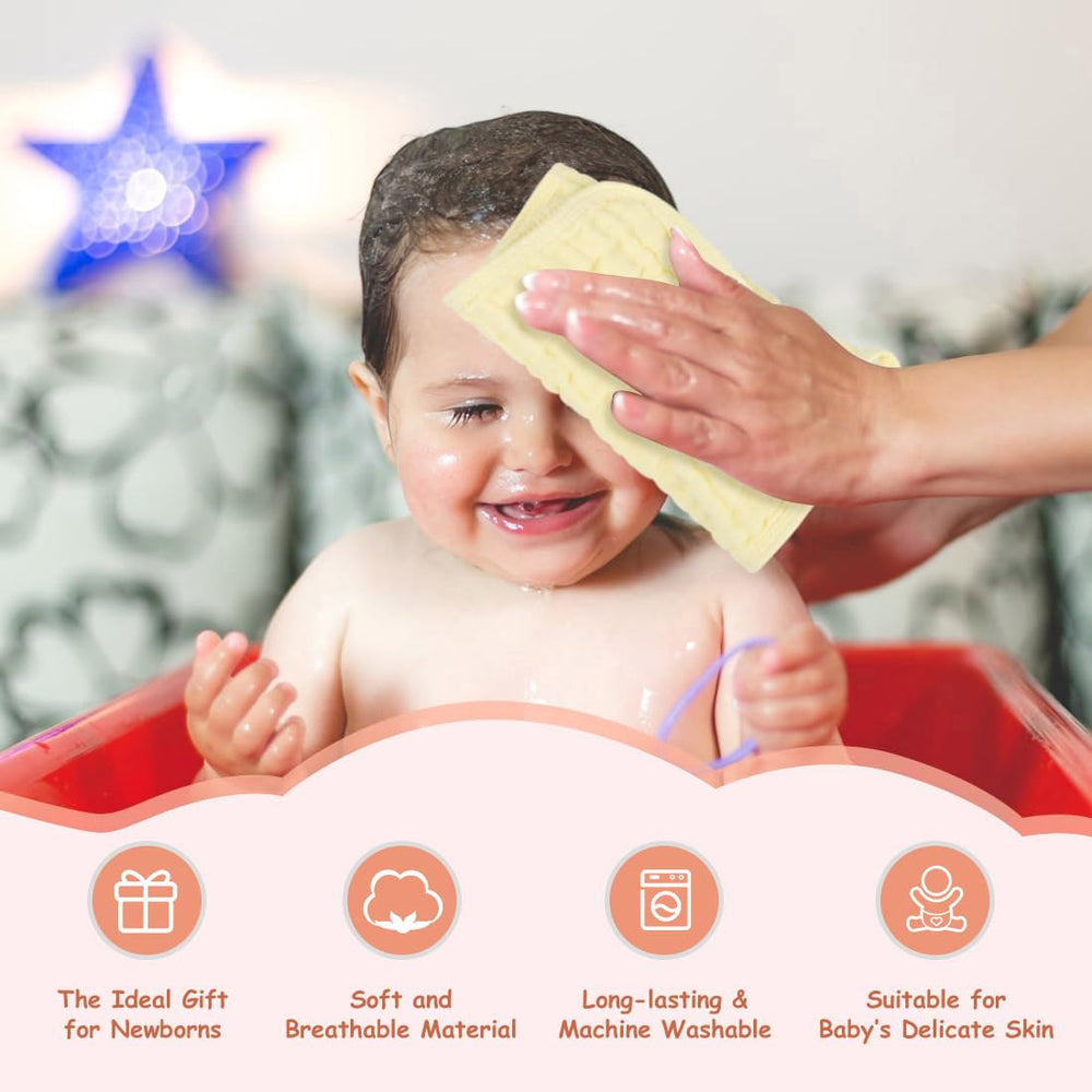 AIDEA burp cloths are machine washable, built for everyday use.