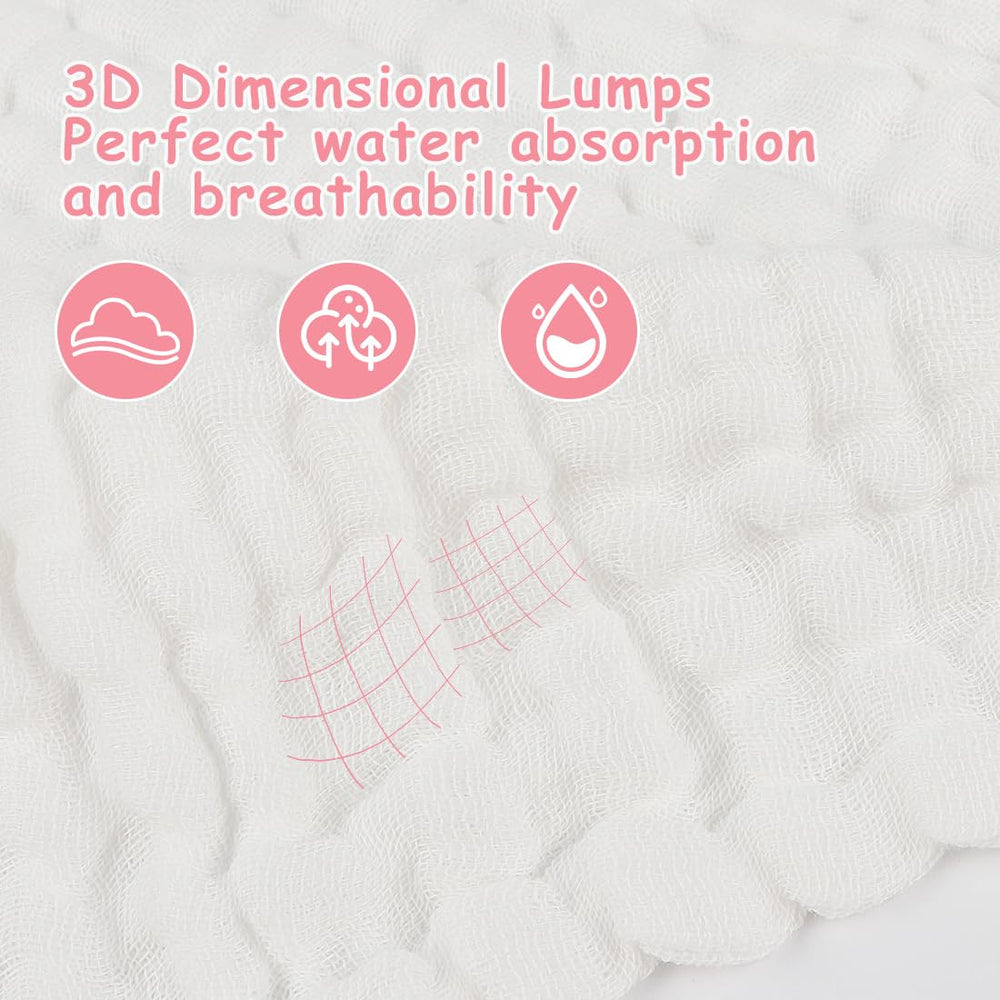 AIDEA burp cloths in use during baby time for quick cleanups.
