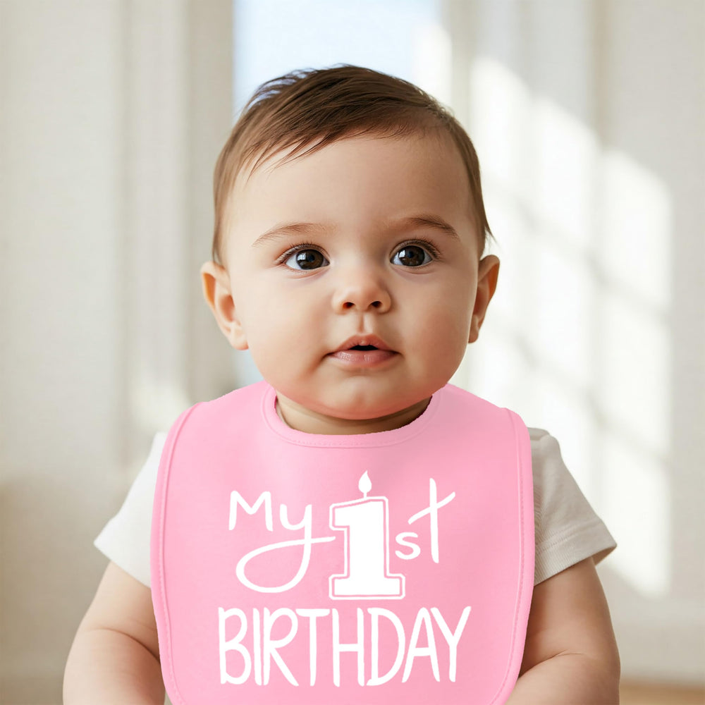 Aidens Corner My 1st Birthday Bib daily-use-mealtime practicality for messy meals.