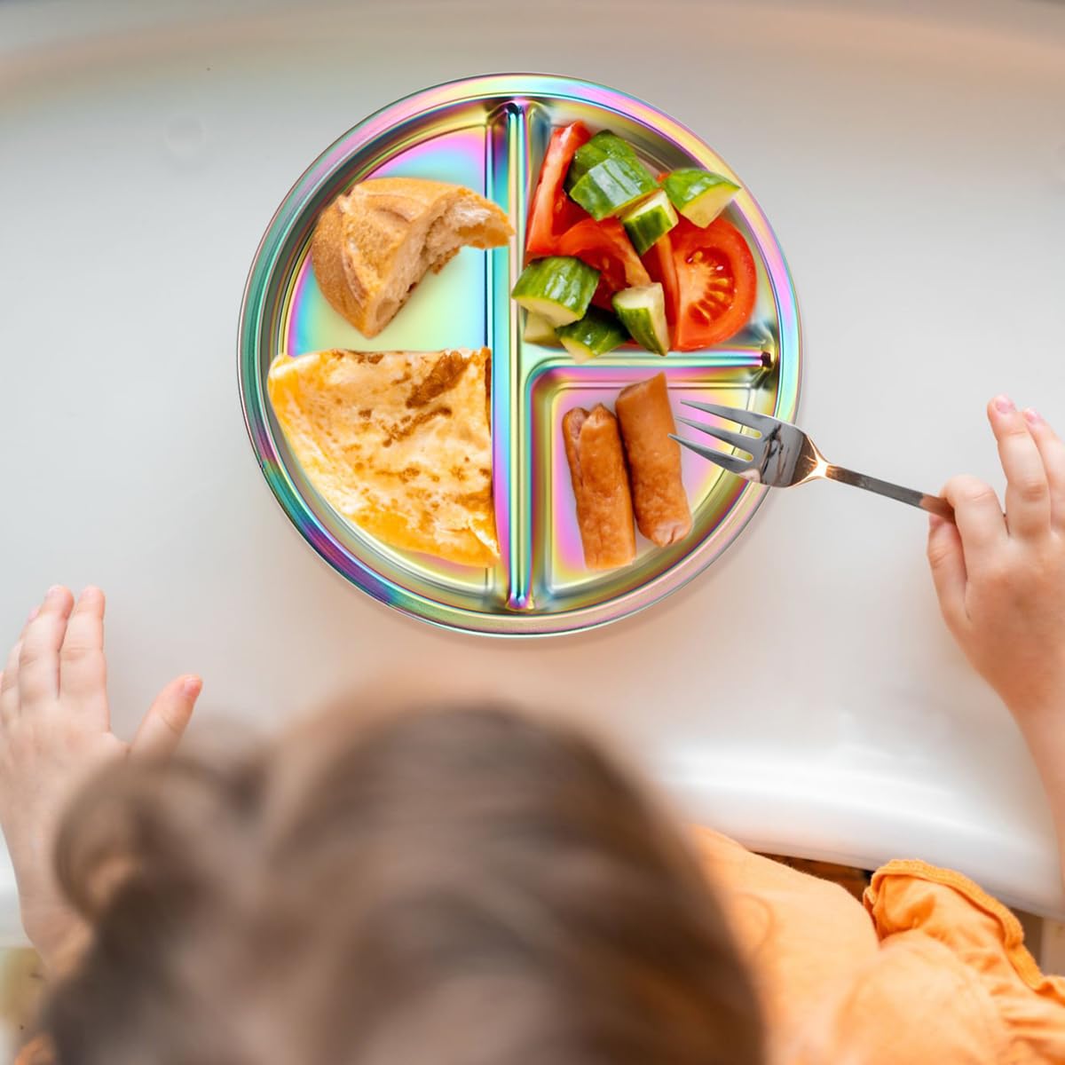 AIEVE stackable design saves kitchen space for busy families.