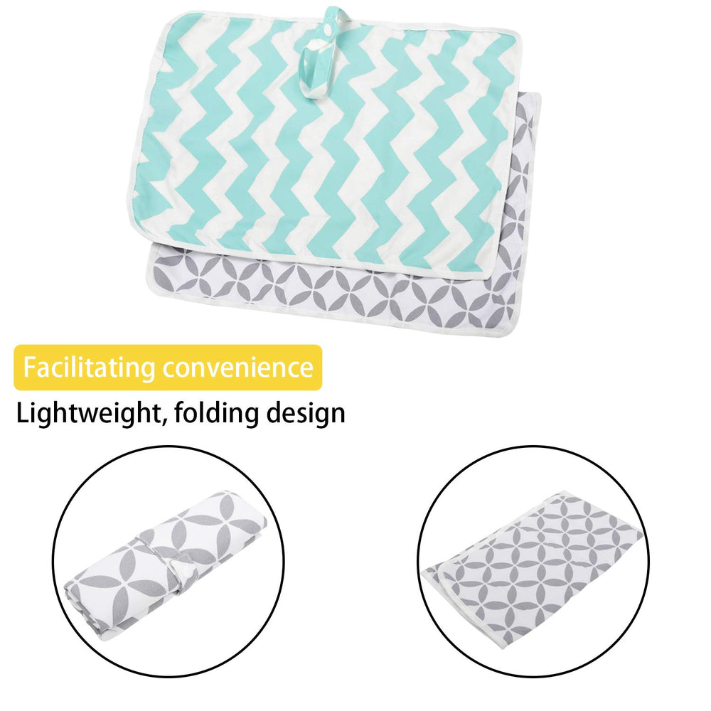 AIFUSI portable changing pad easy-clean finish enables fast wipe-down after spills.