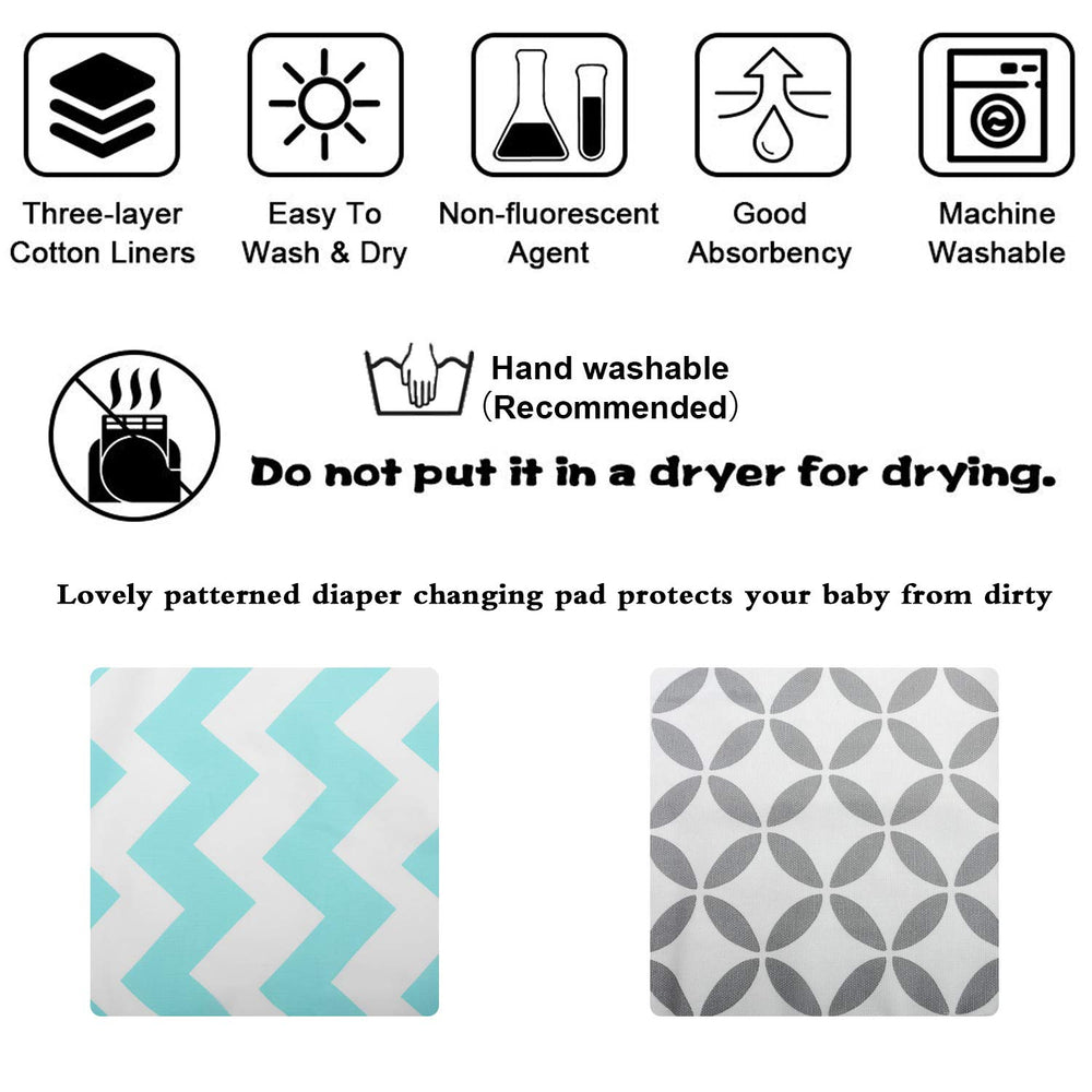 AIFUSI portable changing pad in bag shows convenient on-the-go setup for outings.