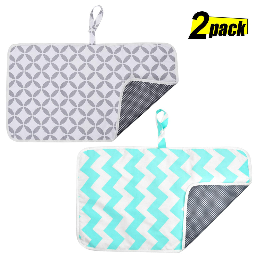 AIFUSI portable changing pad travel setup used during park visits for quick changes.