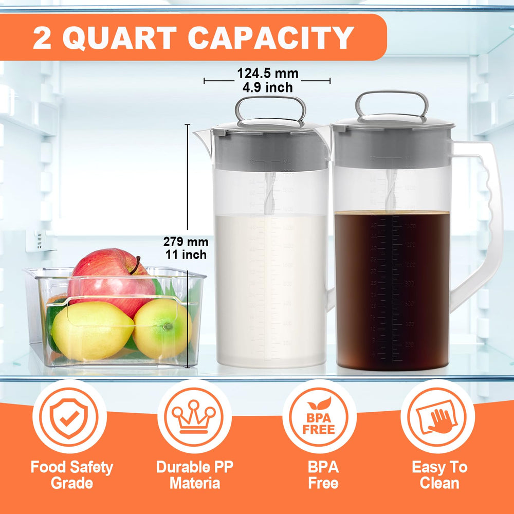 AIIHAC pitcher lid and seal ensuring no leaks during preparation.