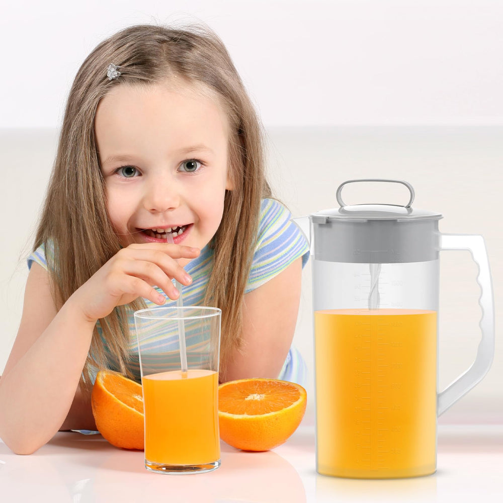 AIIHAC two pack of 64oz mixing pitchers for households with two caregivers