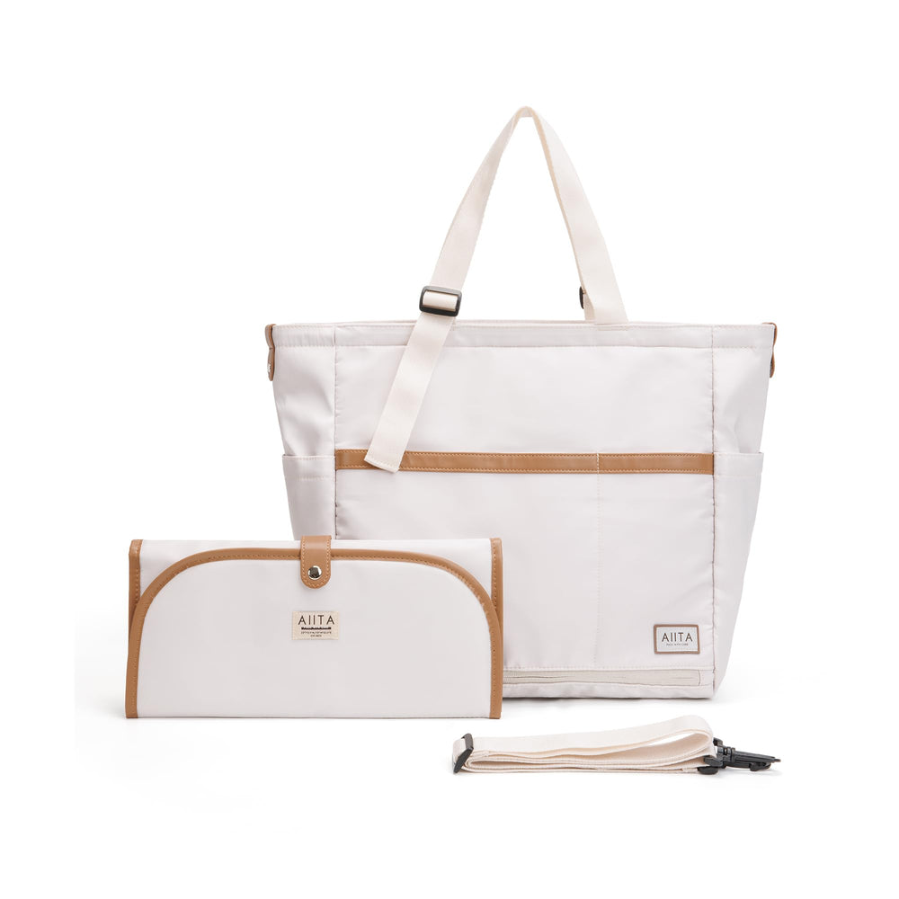 AIITA diaper bag tote with spacious design for organized baby essentials.