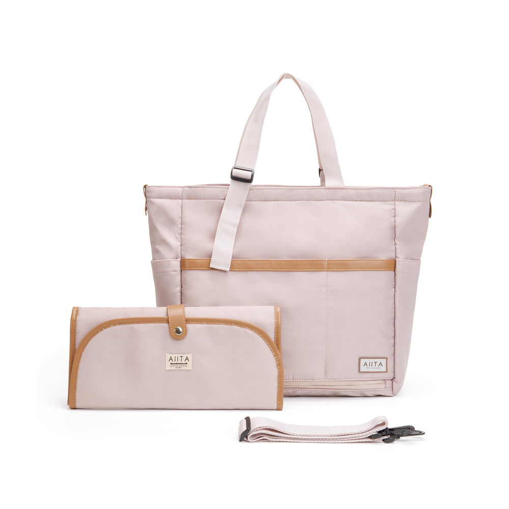 AIITA diaper bag tote with spacious design for organized on-the-go parenting.