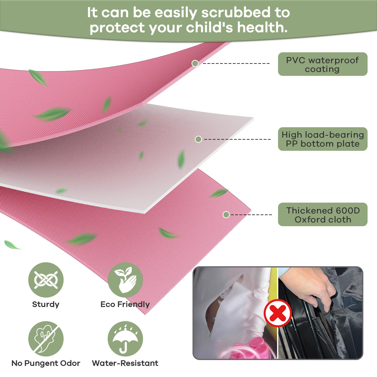 AIJIAMEIER sealed-edge design reduces spills and protects stored items.