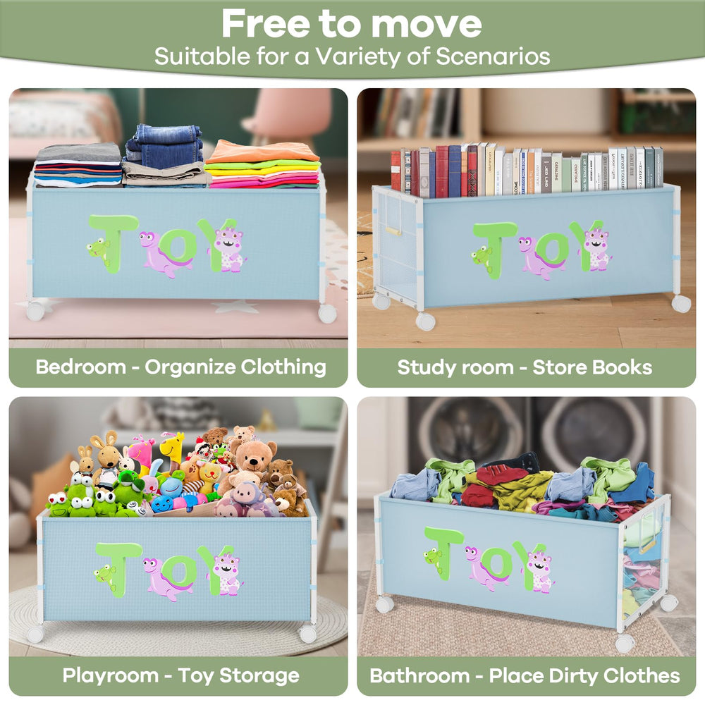 AIJIAMEIER living room storage box helps keep play areas neat and organized.