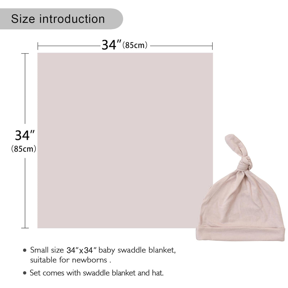 Aijoviko neutral color swaddle—timeless, gender-neutral style.