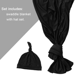 Aijoviko newborn swaddle shown in-use, snug wrap for calm moments