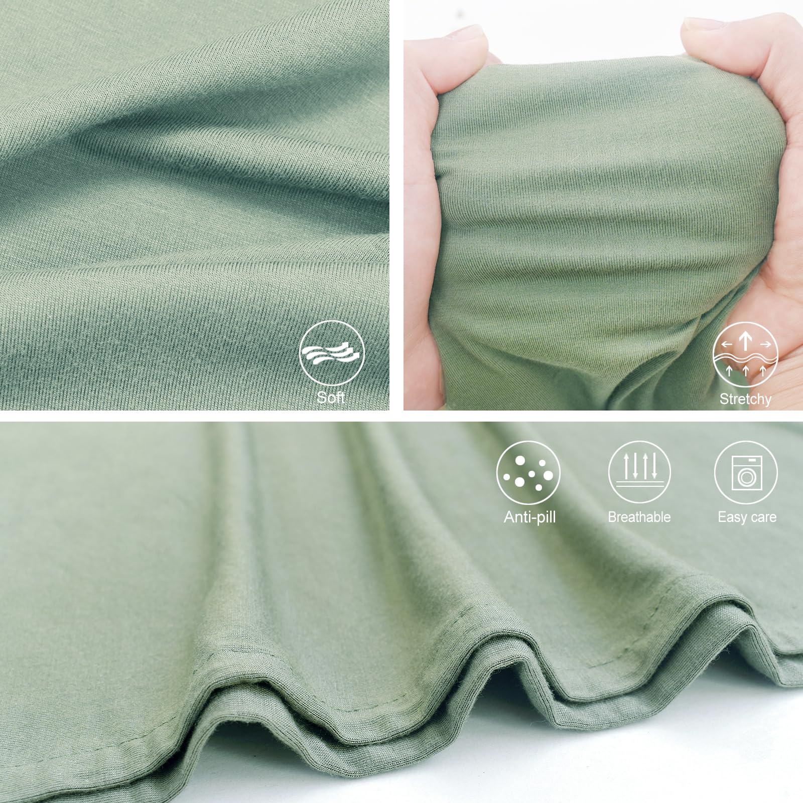 Aijoviko newborn swaddle olive hat detail showcases coordinated set and soft touch
