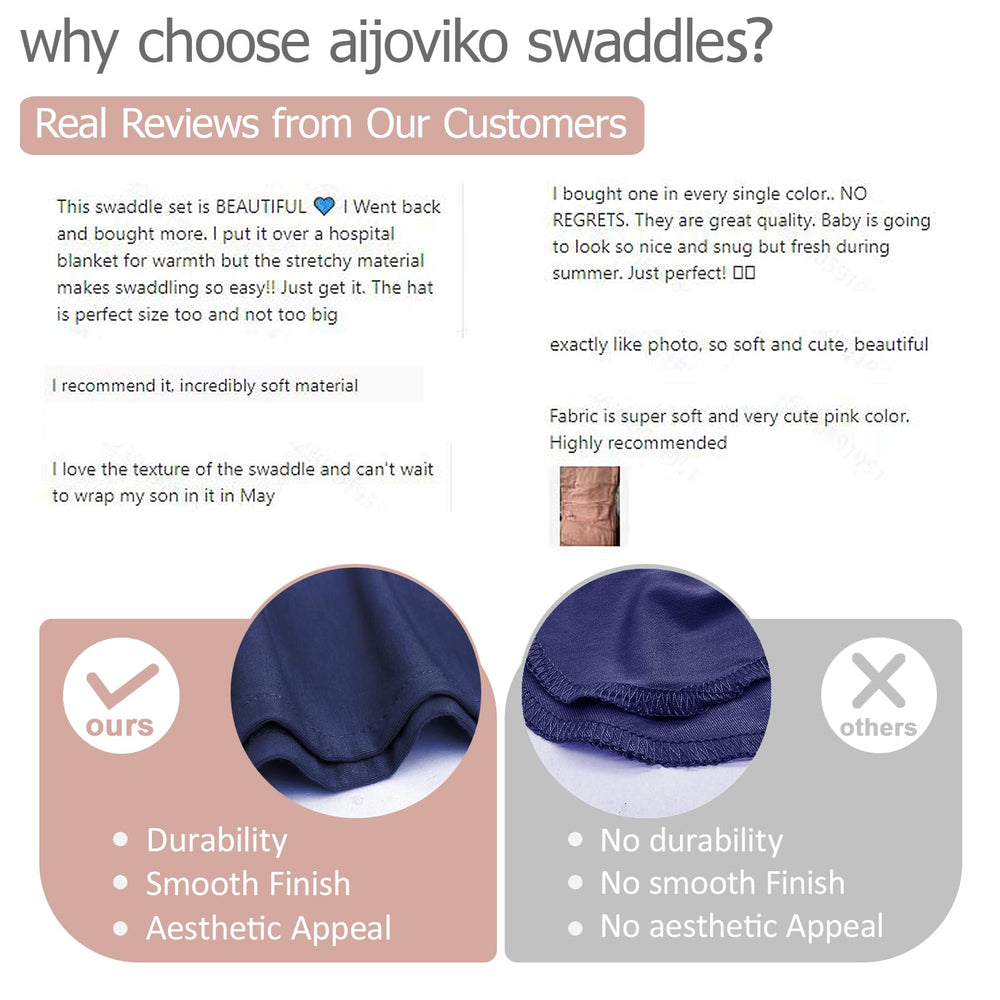 Aijoviko newborn swaddle on baby in crib promoting gentle sleep.