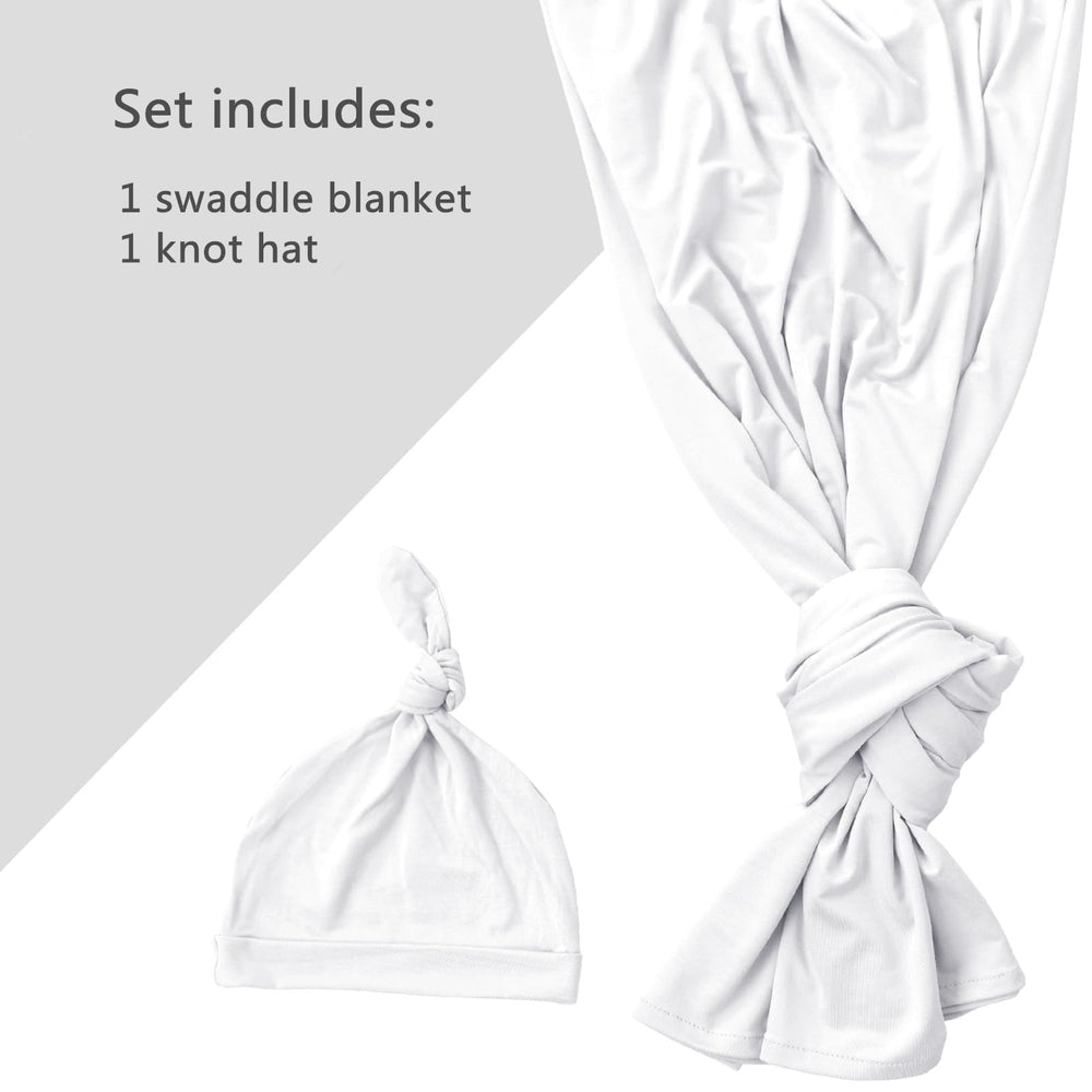 Aijoviko 35x35 swaddle folded neatly, illustrating compact newborn essential.