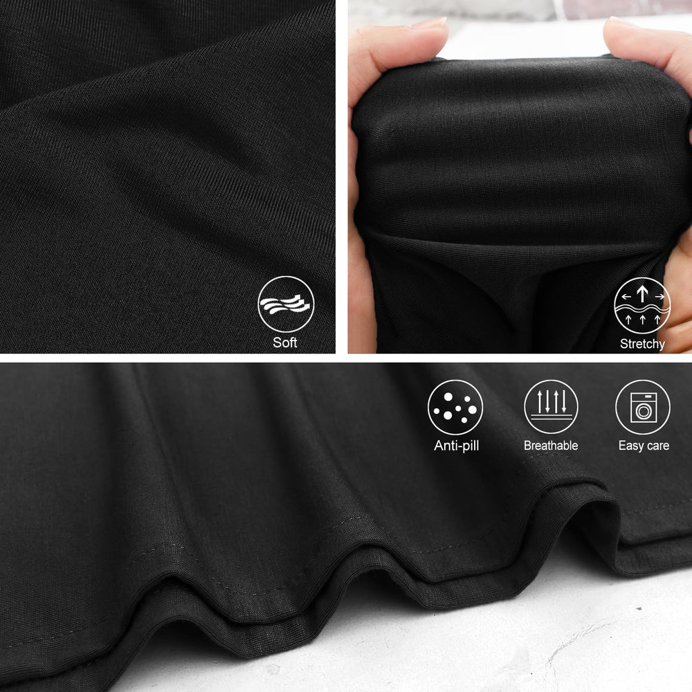 Aijoviko swaddle blanket and hat in black, breathable fabric for cozy naps