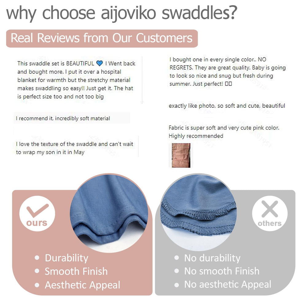 Aijoviko swaddle blanket steel blue in a nursery scene with coordinating colors