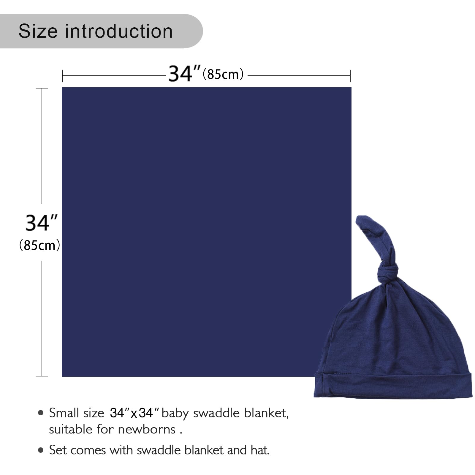 Aijoviko swaddle blanket used as baby wrap for calm sleep.