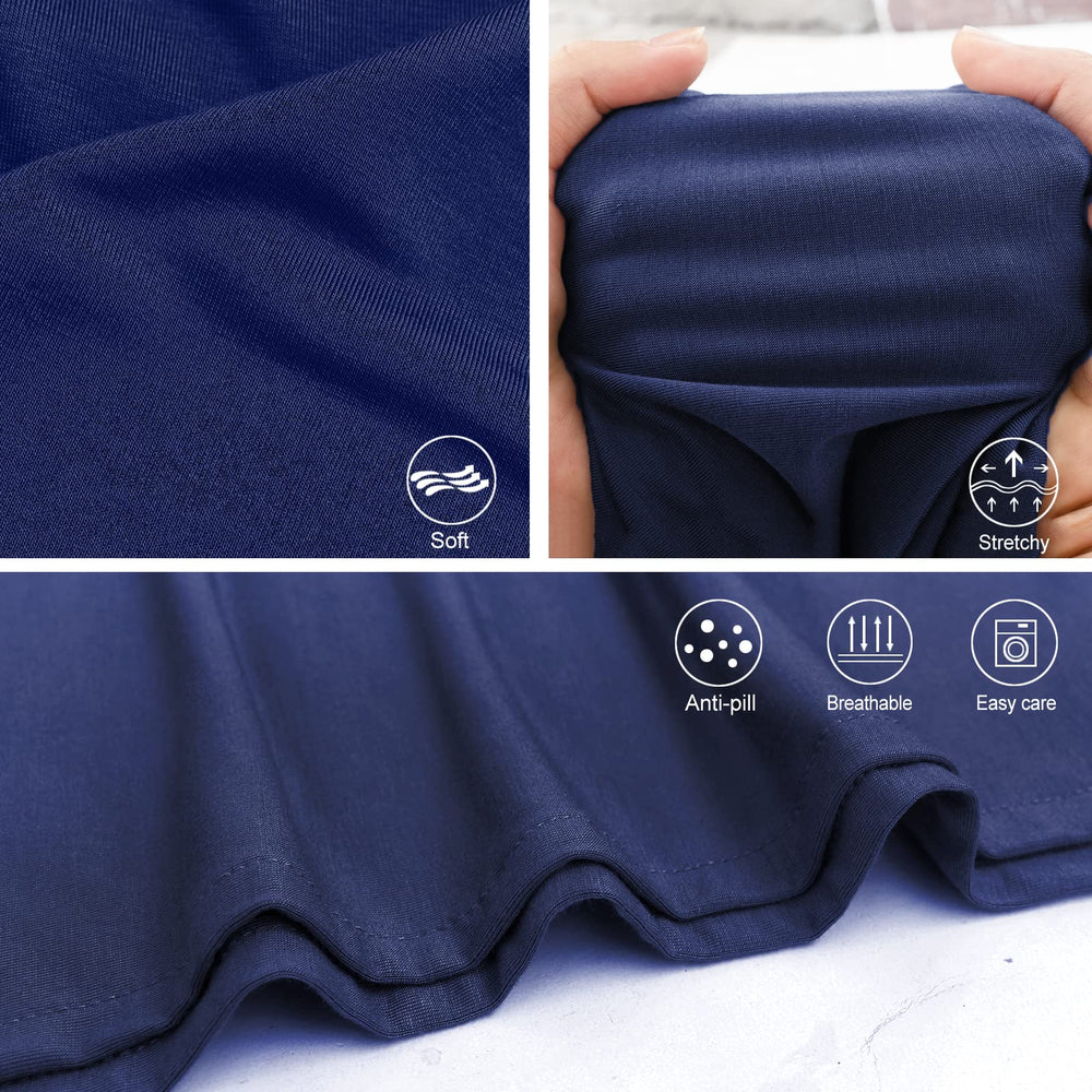 Aijoviko swaddle fabric close-up shows soft jersey knit and breathable stretch.