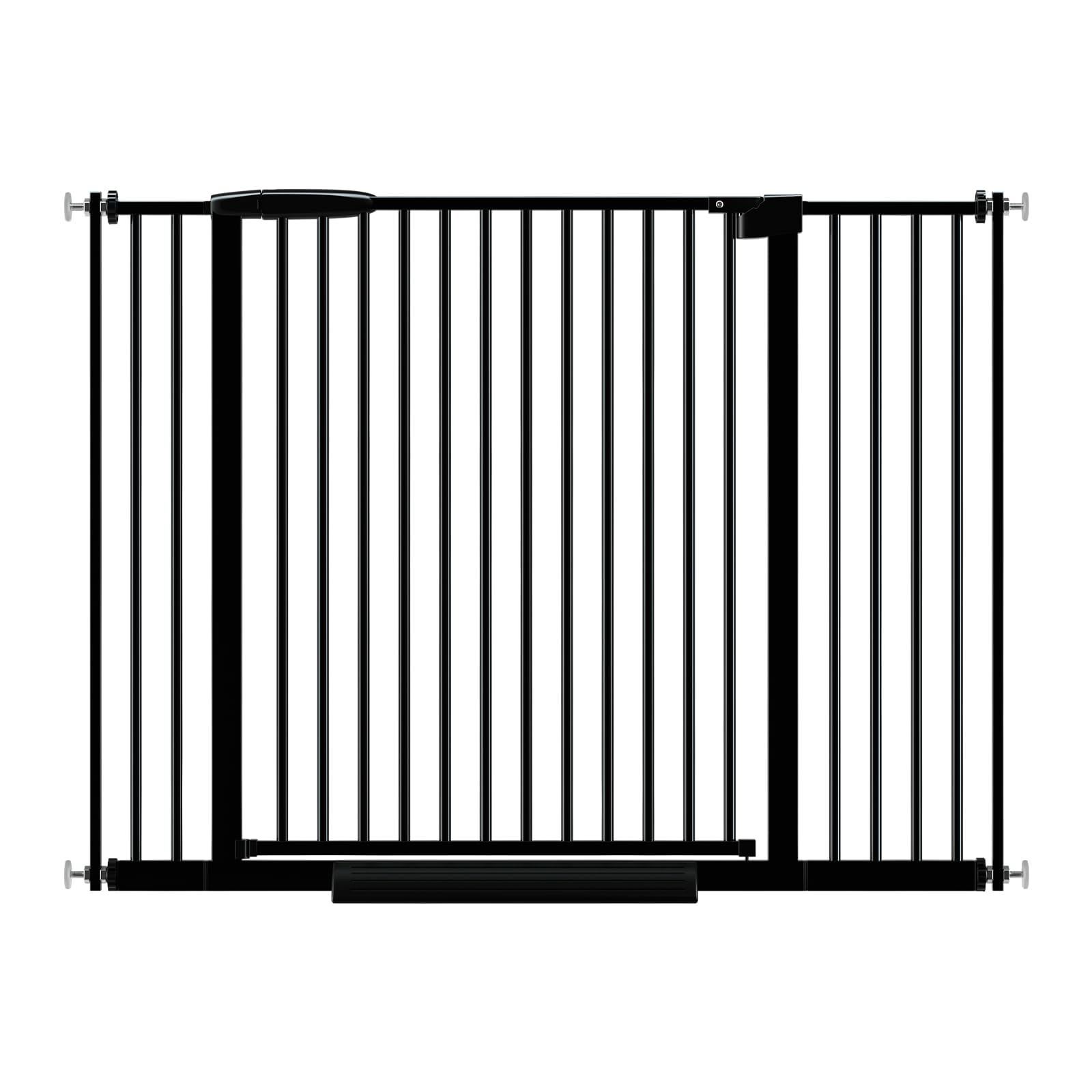 AIKSIWAI extra-wide baby gate extended width for easy hallway passage and safe containment.