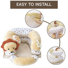 Aila+Aiden BPA-free teether engages senses while baby explores on the mat.