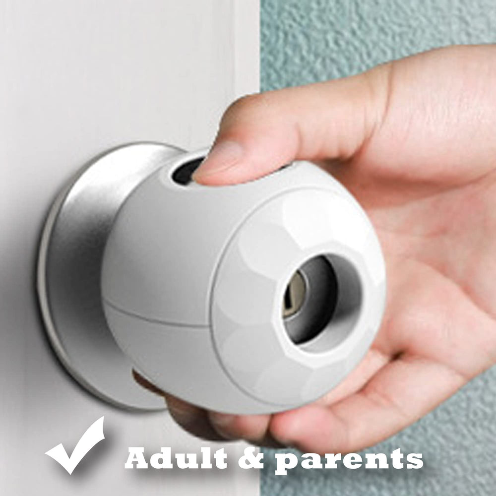 AILUOQI fits standard spherical doorknobs across many doors.