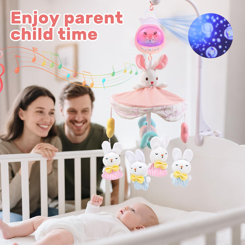 Aimafun detachable music box projects soft starlight for a peaceful nursery.