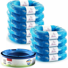 AIMIDODO 9-pack diaper-pail refill pack ready for quick, clean diaper disposal.