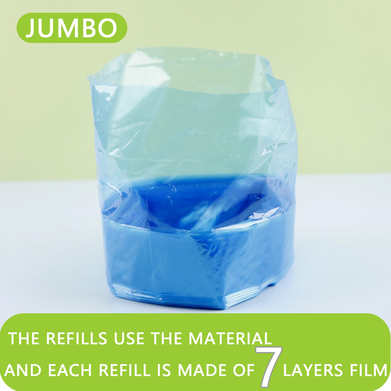 AIMIDODO jumbo refill holds about 270 newborn diapers.