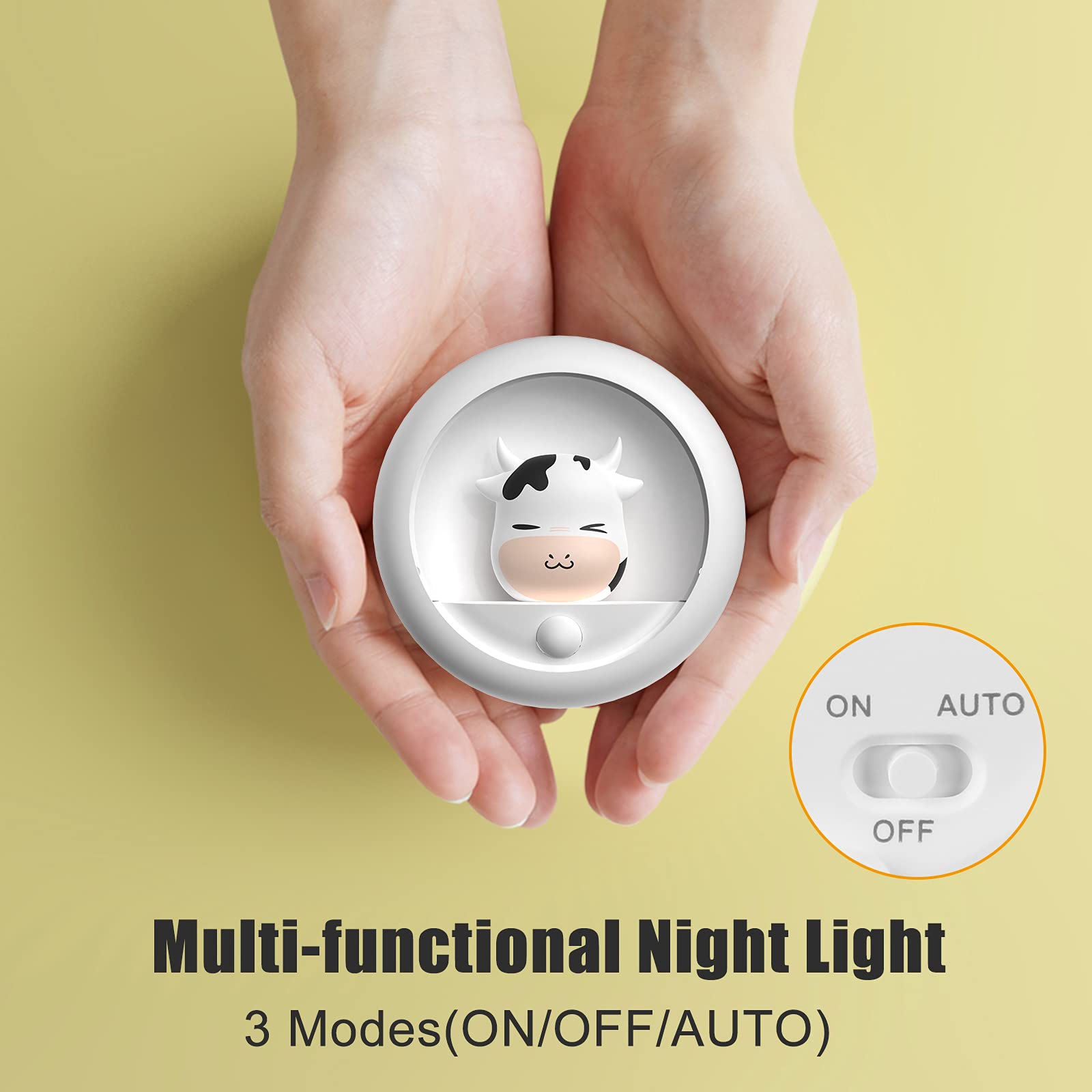 AIMILAR motion sensor angle highlights 3-meter range for easy detection in hallways.