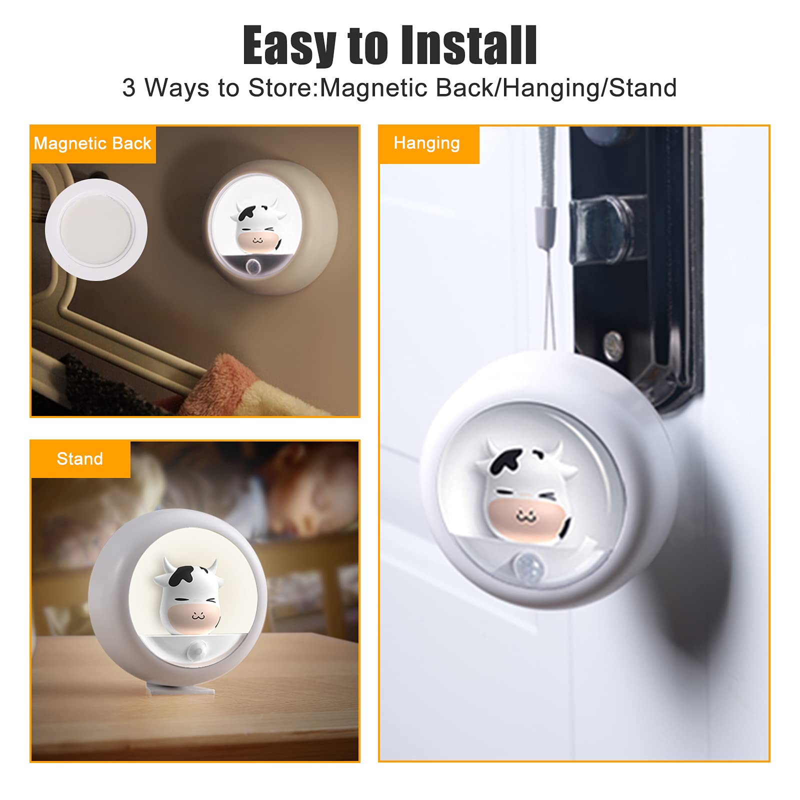AIMILAR rechargeable charging via micro USB highlights eco-friendly convenience and long-lasting readiness.
