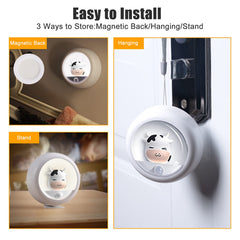 AIMILAR rechargeable charging via micro USB highlights eco-friendly convenience and long-lasting readiness.