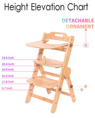 AIMOADO high chair foot rest highlights ergonomic support for proper posture