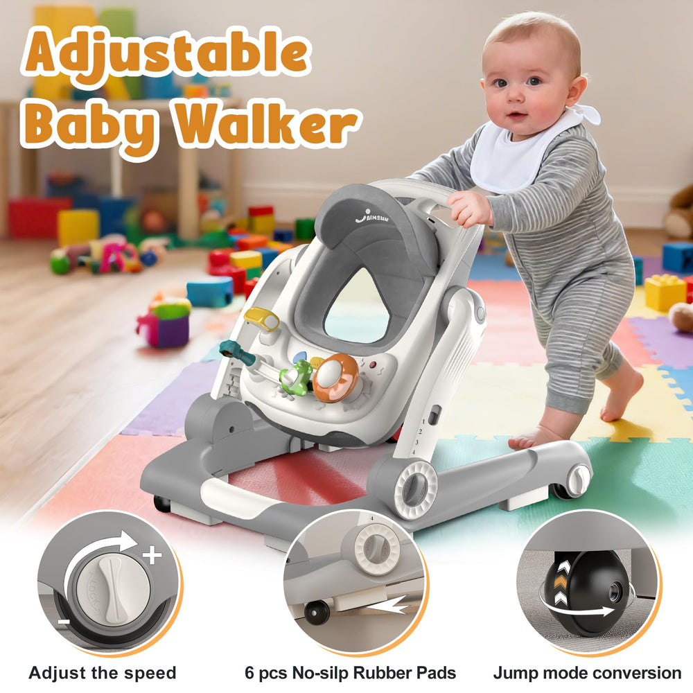 Aimsnk 5in1 baby walker sturdy base supports confident first steps