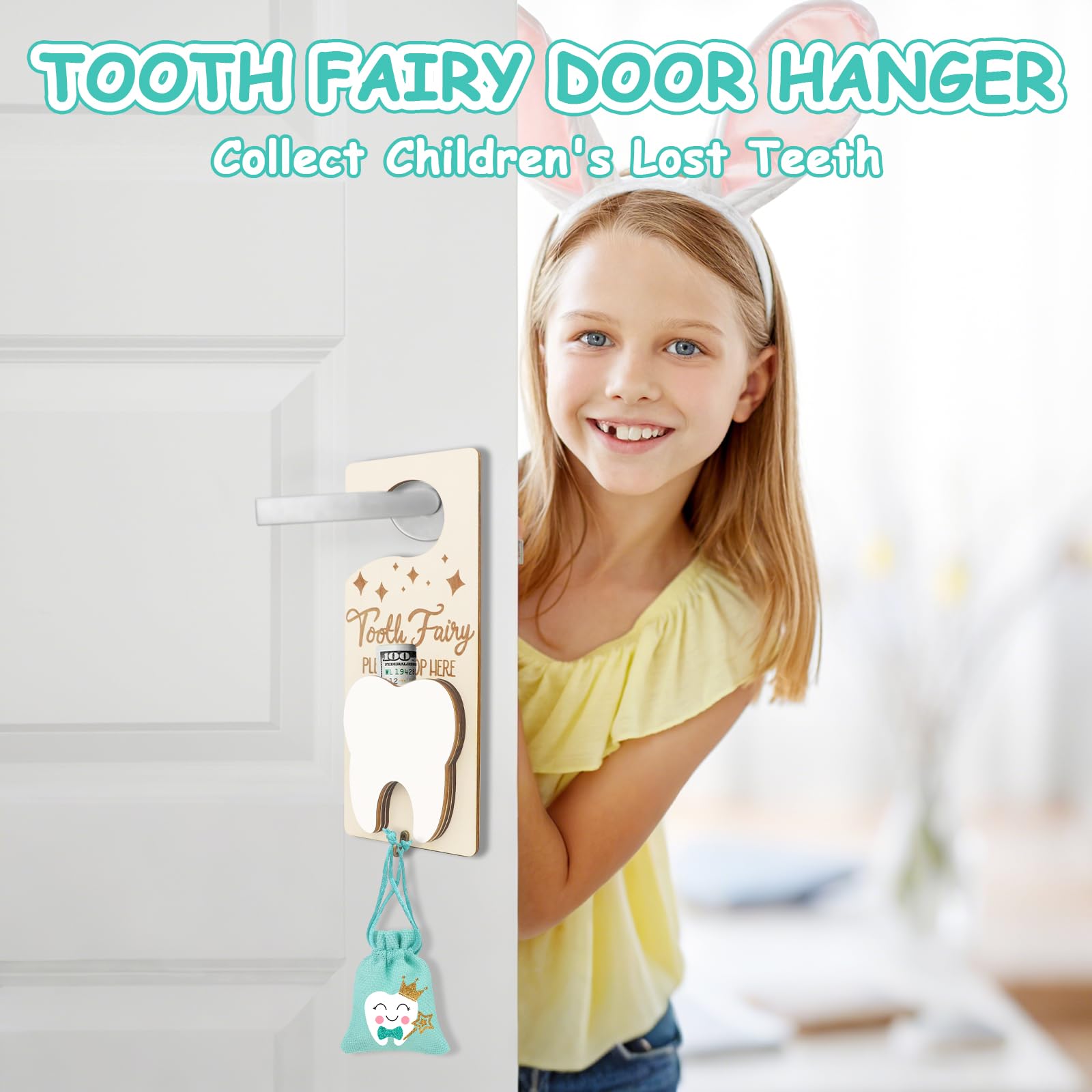 AINBIN Tooth Fairy Kit Money Slot visual for rewards and lost teeth