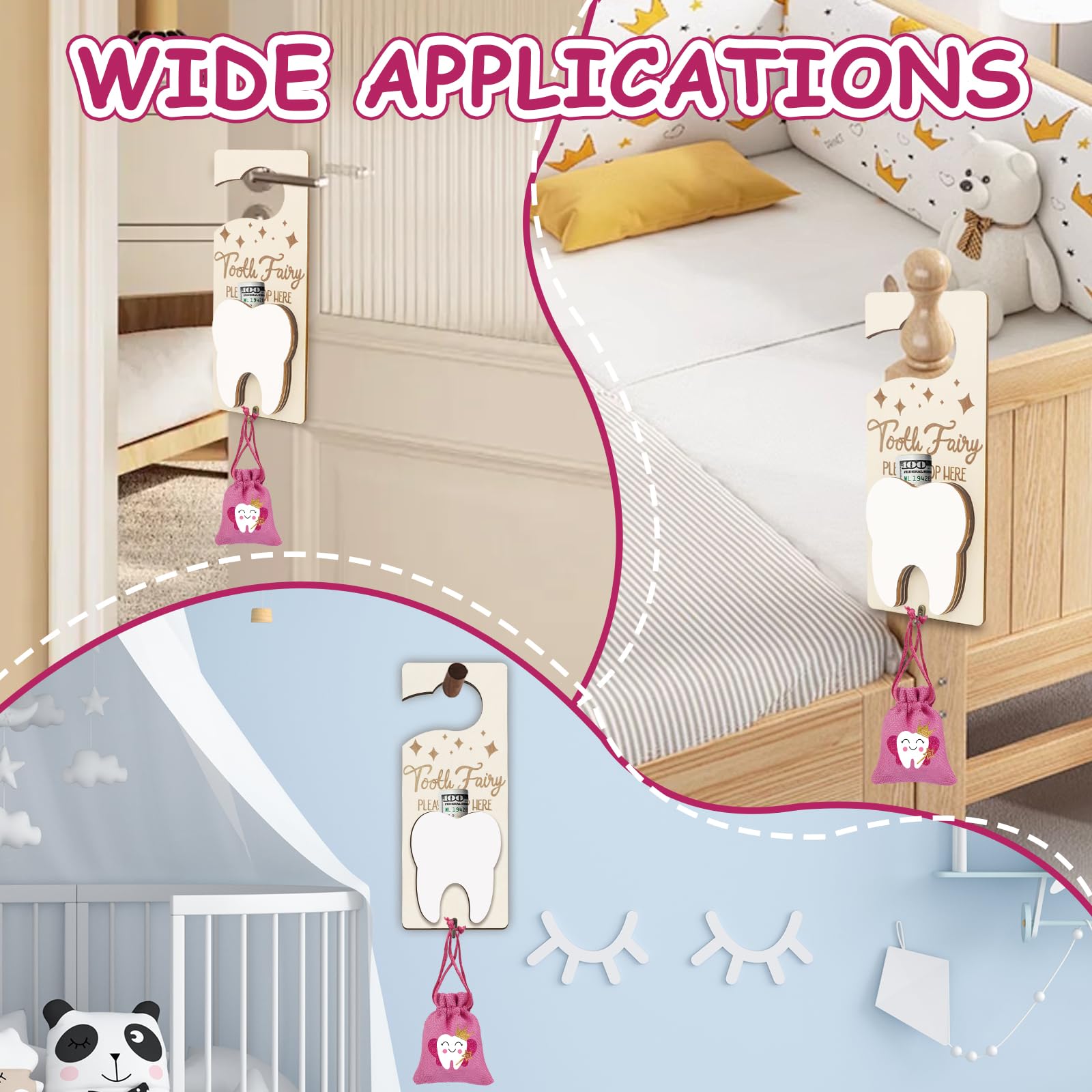 AINBIN Tooth Fairy kit displayed in a kid's room doubles as decor