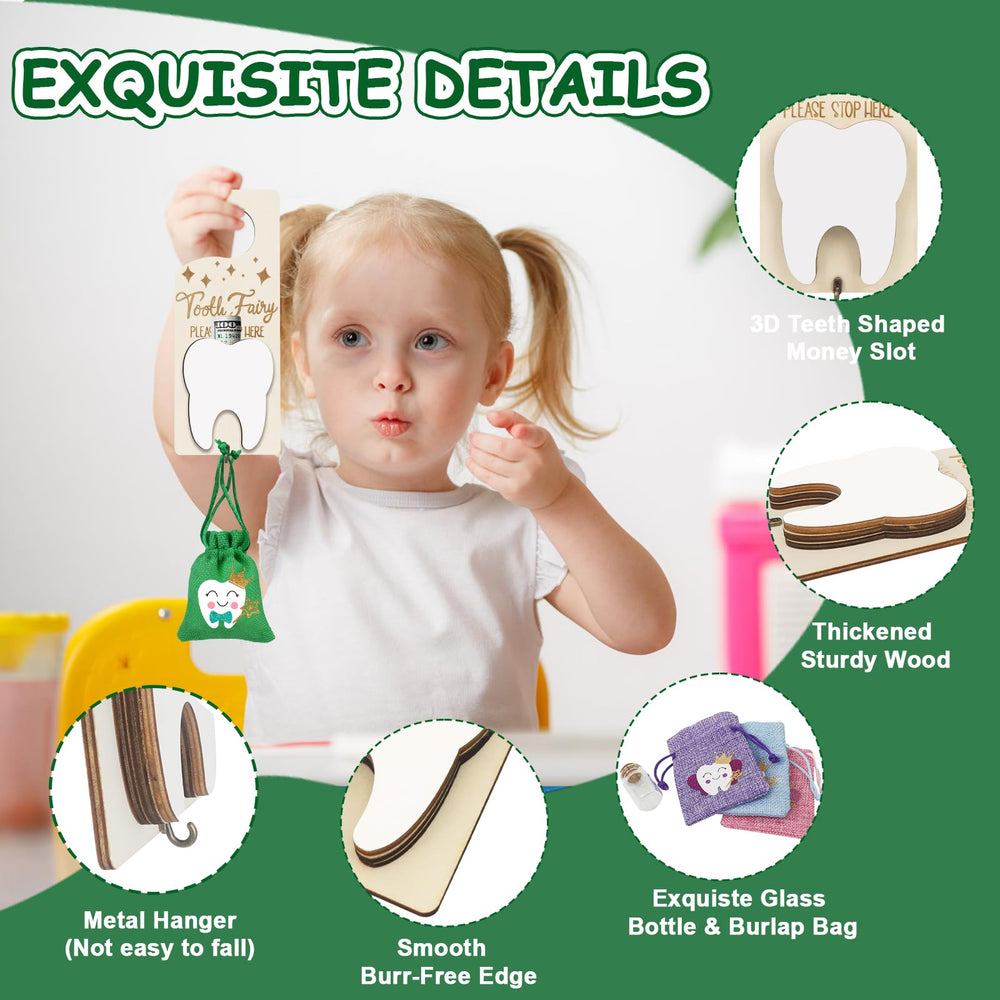 AINBIN Star-shaped bottle serves as a keepsake for baby teeth