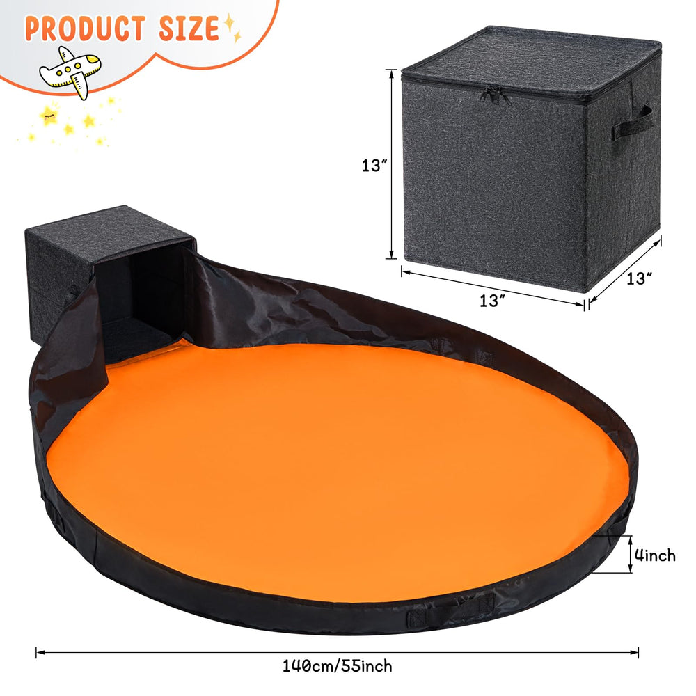AINIYNM foldable storage box setup unfolds quickly for simple storage.