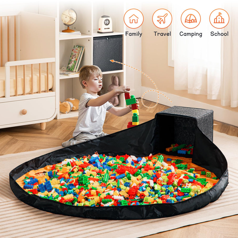 AINIYNM detachable play mat, 55-inch diameter for shared play