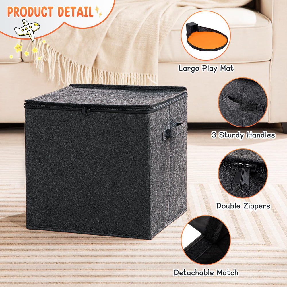 AINIYNM storage box shows side handles for easy carrying