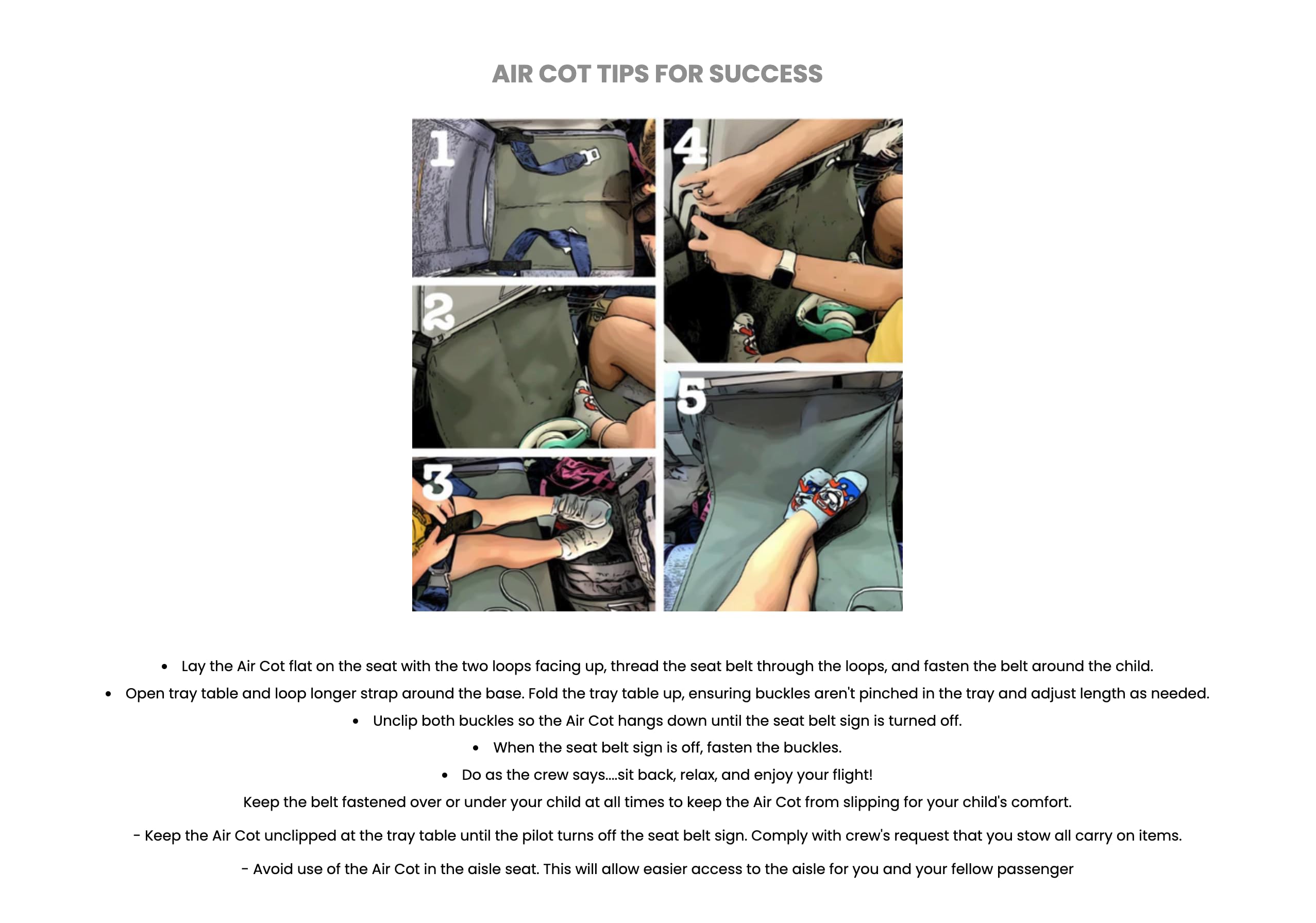 Air Cot polyester surface resists stains for easy cleanup