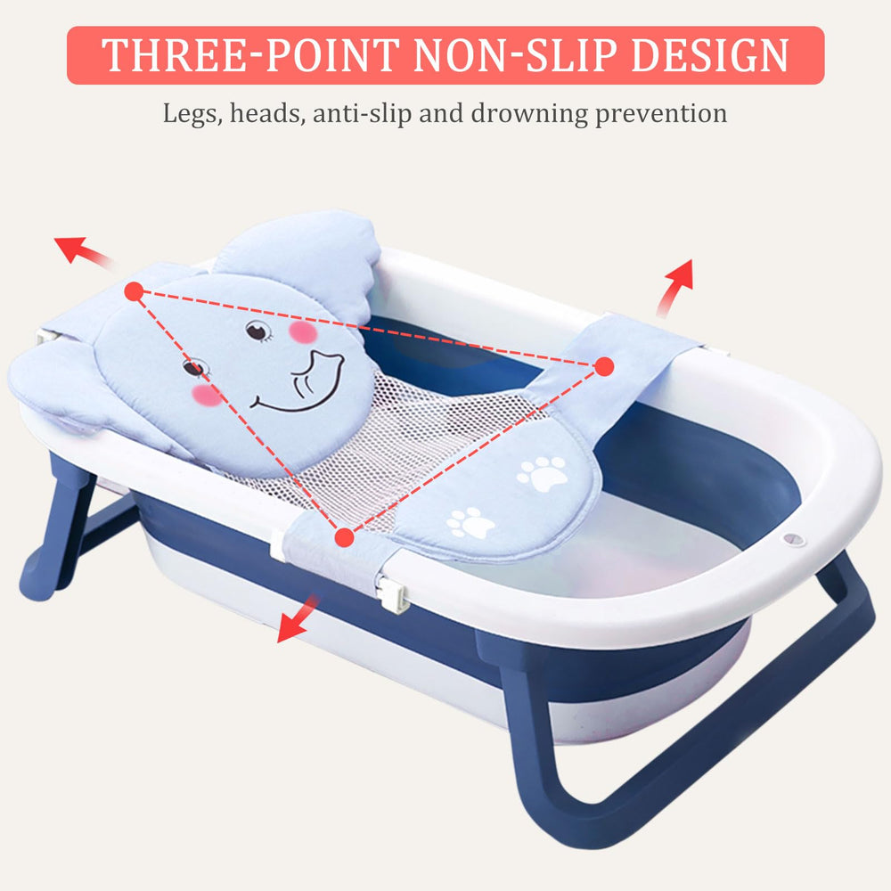 AIR&TREE Bath Seat Net rolls up and dries easily after use