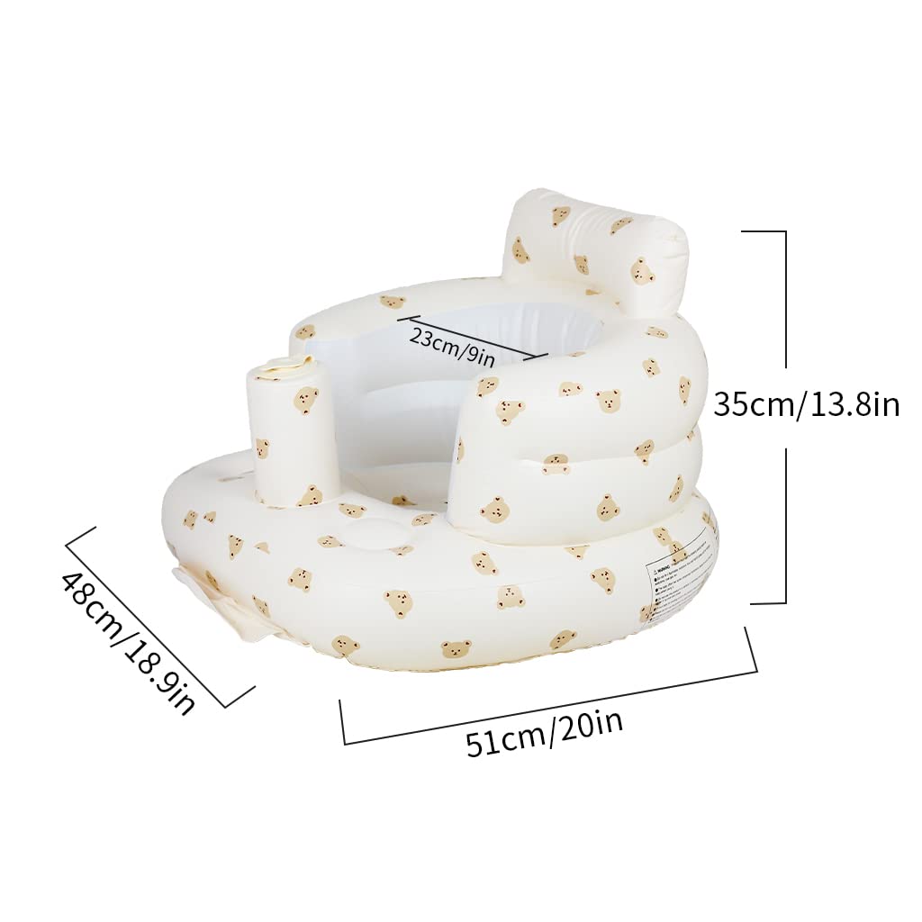 AirSwim baby chair on camping trip demonstrates portable, lightweight seating