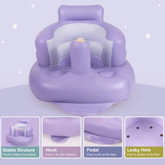 AirSwim inflatable baby chair built-in pump enables quick setup