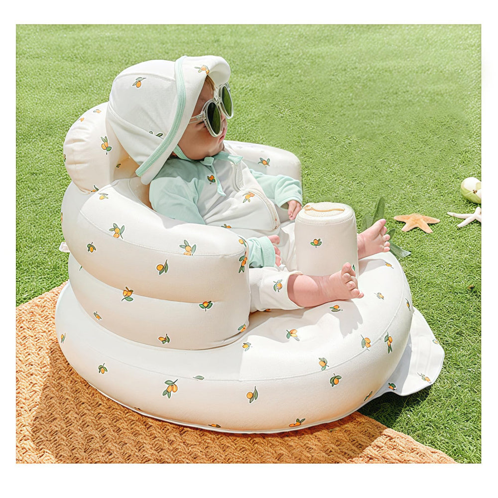 AirSwim chair supports feeding and sitting up anywhere at home or away