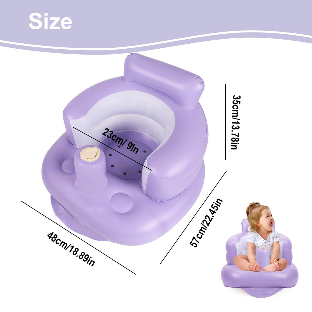 AirSwim inflatable baby chair portable for travel and outings with baby