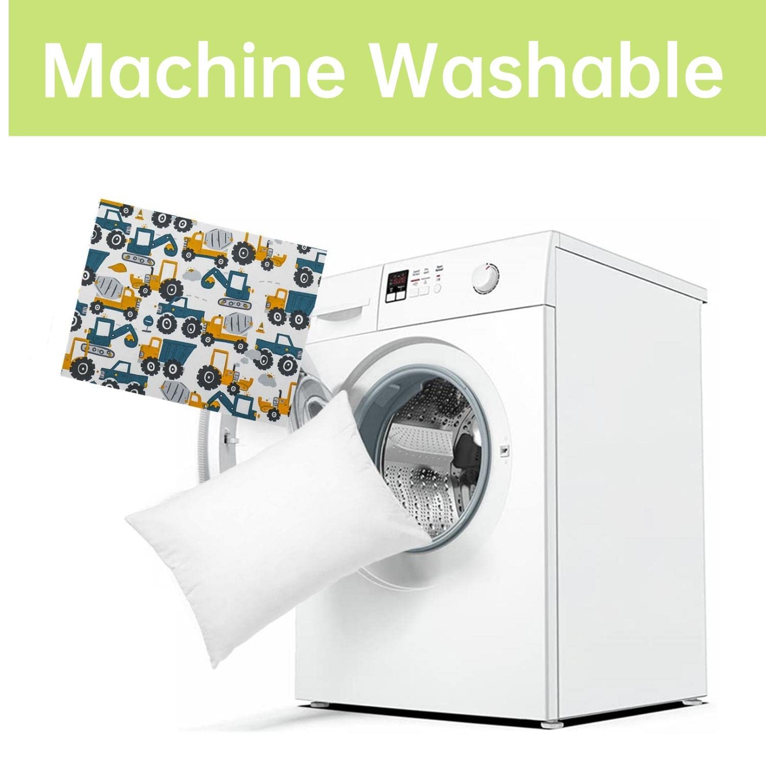 Aisawate pillowcase is machine washable for easy cleaning.